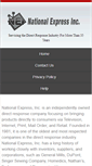 Mobile Screenshot of nationalexpresstv.com
